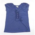 Denim & Supply Ralph Lauren Womens Blue Basic T-Shirt Size XS