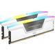 Corsair Vengeance RGB 32GB (2x16GB) DDR5 RAM 6200MHz C36 Memory Kit - White - CMH32GX5M2B6200C36W