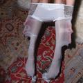 Plus Size - Lace Stockings Pantyhose