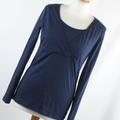 ML Womens Size M Blue Plain Basic Tee