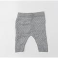 Matalan Girls Grey Polka Dot Cotton Sweatpants Trousers Size Newborn