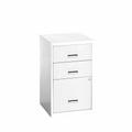 Pierre Henry 3 Drawer Combi Filing Cabinet A4, white