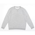 M&Co Mens Grey Pullover Jumper Size M