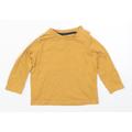 F&F Boys Yellow Basic T-Shirt Size 9-12 Months