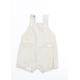 My First Chicco Baby Beige Cotton Dungaree One-Piece Size 3-6 Months Button