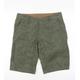 Decathlon Mens Green Camouflage Cotton Chino Shorts Size S L12 in Regular