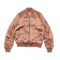 Topshop Womens Brown Satin Jacket Size 12