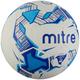 Mitre Super Dimple II Football - White/Blue/Grey