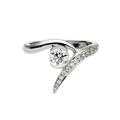 Shaun Leane Entwined 18ct White Gold 0.50ct Diamond Outward Engagement Ring - L
