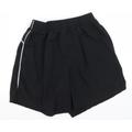 Sportswear International Mens Black Polyester Athletic Shorts Size 30 in Regular