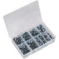 Sealey 100 Piece Mini Zinc Plated Hose Clip Assortment