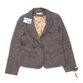 George Womens Size 14 Brown Herringbone Suit Jacket (Regular)