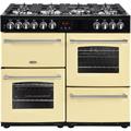 Belling 444444135 Farmhouse 100DF Cream 100cm Dual Fuel Range Cooker