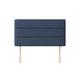 Cornell - Super King Size - Lined Headboard - Dark Blue - Fabric - 6ft - Happy Beds
