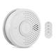 SHD by oneConcept Smoke Detector DOF39 Plastic Warning signal: 85 dB 9V battery-operated