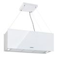 Klarstein Kronleuchter XL Kitchen Island Extractor Hood 90cm Recirculation 590m3/h LED Touchscreen white