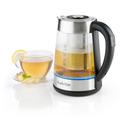 Klarstein Ostfriese Electric Kettle 2-in-1 Teapot 1.7L 2200Wl LED Stainless Steel Glass