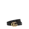 3cm Gg Leather Belt