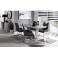 Signature Vidal Grey Extending Dining Set |Table and 4 Carver Chairs