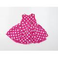 John Lewis Girls Pink Polka Dot Tutu Dress Size 3-6 Months