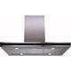 CDA 90cm Slimline Island Cooker Hood Stainless Steel