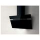 Elica Ascent 60cm Angled Cooker Hood - Black