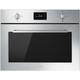 Smeg Cucina 32L 1000W Compact Microwave with Grill - Stainless Steel