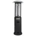 Outdoor Freestanding Gas Patio Heater In Black with Free Cover Regulator & Hose