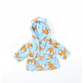 Preworn Boys Blue Spotted Cami Robe Size 3-6 Months - Tiger Print