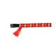 ShowQuest York Browband - Red/Red/Gold with Crystals - Full