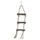 Trixie Rope and Bark Wood/Sisal Ladder 3 Rung - 40cm