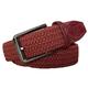 Mark Todd Deluxe Burgundy Stretch Braided Belt - Small/Medium 26andquot;- 30andquot;