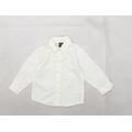 Nautica Boys White Basic Button-Up Size 2 Years