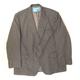 Daniel Drescott Mens Wool Blend Striped Grey Double Breasted Suit Jacket 48 Chest (Regular)