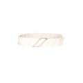 Bottega Veneta Belt in Plaster & Silver - White. Size 70 (also in 65, 75, 80, 90).