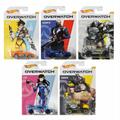 Hot Wheels Character Cars Overwatch - Set of 5 Die-cast Cars