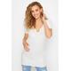 Lts Tall Maternity White Puff Sleeve Top 12 Lts | Tall Women's Maternity Tops