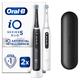 Oral B iO5 Black & White Electric Toothbrushes Designed By Braun Duo Pack - Toothbrush