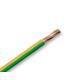 Zexum Earth Green Yellow 2.5mm 7 Strand 24A Single Core 6491X (H07V-R) Round Power PVC Insulated Conduit Wire - 1 Meter