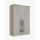 John Lewis Elstra 150cm Mirrored 3 Hinged Doors Wardrobe