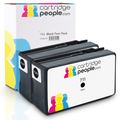 Compatible HP 711 Black High Capacity Ink Cartridge Twin Pack - P2V31A (Cartridge People)