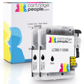 Compatible Brother LC1100BK Black Ink Cartridge Twin Pack - LC1100BKBP2 (Cartridge People)