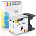 Compatible Brother LC1240BK Black Ink Cartridge Twin Pack - LC1240BKBP2 (Cartridge People)