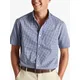 Charles Tyrwhitt Mini Gingham Stretch Cotton Poplin Non-Iron Short Sleeve Shirt