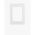 John Lewis Plain Photo Mount, White