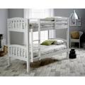 Mya White Bunk Bed and Orthopaedic Mattresses