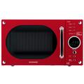 Daewoo KOR8A9RDR 23L Retro Design 800W Manual Microwave - Red