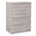 Julian Bowen Jupiter 4 Drawer Chest Of Drawers Grey Oak