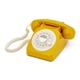 GPO 746 Retro Rotary Telephone - Mustard