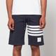 Thom Browne Men's 4-Bar Classic Sweat Shorts - Navy - 3/L